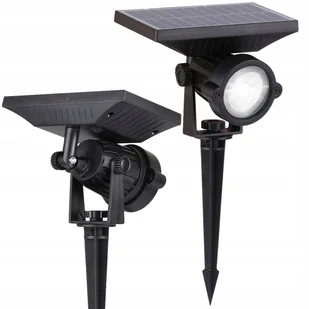 Reflektor ogrodowy solarny LED wbijany na szpikulec mocny SuperLED - Lampy ogrodowe - miniaturka - grafika 1