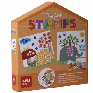 mój pierwszy zestaw artystyczny - stempelki - Układanki dla dzieci - miniaturka - grafika 1