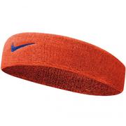 Ozdoby do włosów - Opaska na głowę Nike Swoosh Headband N0001544804OS (kolor Pomarańczowy) - miniaturka - grafika 1