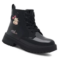 Buty dla dziewczynek - Botki Mickey&Friends AW23-5DSTC-B Czarny - miniaturka - grafika 1