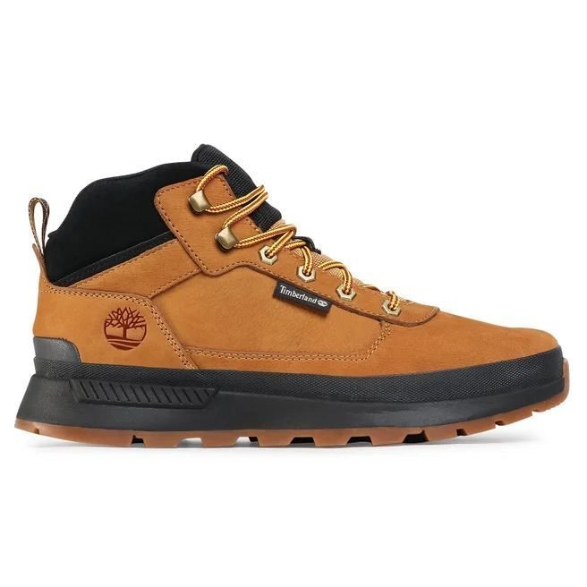 tronchetto e stivaletto uomo timberland tb0a1zqh2311 - field trekker mid lace up wheat