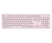 Klawiatury - CANYON Klawiatura HKB-W01 UK/US AAA Bezprzewodowa Beżowa CNS-HKBW01BG - miniaturka - grafika 1