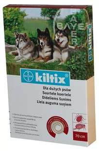 BAYER Kiltix Obroża dla psów dużych dł, 70cm + PEDIGREE DentaStix (duże rasy) 270g - Artykuły przeciw pasożytom - miniaturka - grafika 3