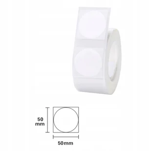 Niimbot Etykiety R 50x50mm 150 sztuk okrągłe dla B21, B21S, B3S, B1 - Etykiety do drukarek - miniaturka - grafika 1