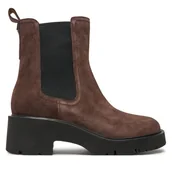 Botki damskie - Sztyblety Camper Milah K400575-018 Brązowy - miniaturka - grafika 1