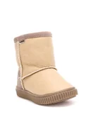 Botki damskie - Bartek Skórzane botki w kolorze beżowym - miniaturka - grafika 1