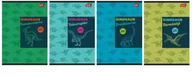 Zeszyty szkolne - Zeszyt A5/16K krata Dinosaur (15szt) - ST-MAJEWSKI - miniaturka - grafika 1