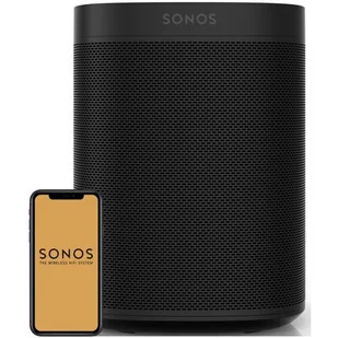 Sonos One (Gen2) - smart speaker ONEG2EU1BLK - Głośniki i kolumny - miniaturka - grafika 1