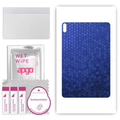 folia naklejka skórka strukturalna na TYŁ do Huawei C5 10.4 (2020) - Plaster Miodu Niebieski - apgo SKINS