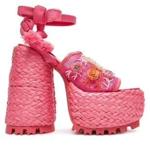 Sandały Naked Wolfe Bluebell Różowy - Sandały damskie - miniaturka - grafika 1