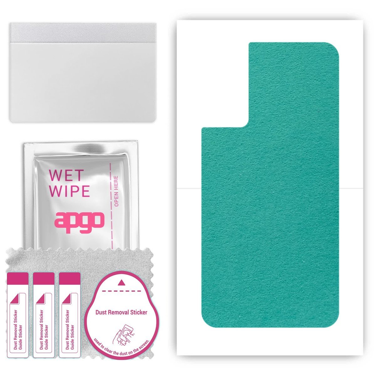 Folia naklejka skórka strukturalna na TYŁ Zamsz do TCL 40 SE - Zamsz Miętowy - apgo SKINS