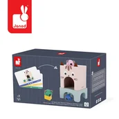 Łamigłówki - Drewniana układanka Orientacja w przestrzeni Kot i mysz 3+, Janod - miniaturka - grafika 1