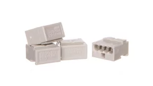 Wago Szybkozłączka do puszek instalacyjnych MIKRO 4x 0,6-0,8mm2 jasnoszara 243-304 /100szt./ 243-304 - Kostki, złączki, wtyczki - miniaturka - grafika 2