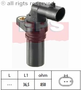 Czujnik obrotów wału korbowego FACET 1.953.407 6235645 - Czujniki - miniaturka - grafika 1