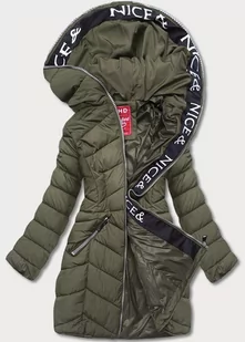 PRZEJŚCIOWA KURTKA DAMSKA PUCHOWA KHAKI (2M-001) - LHD - Kurtki damskie - miniaturka - grafika 1
