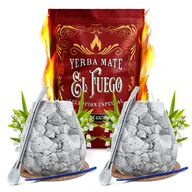 Yerba Mate - Zestaw STARTOWY DLA DWOJGA Yerba Mate El Fuego Energia tykwa bombilla 500g 0,5kg - miniaturka - grafika 1