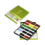 Farby i media malarskie - KURETAKE AKWARELE GANSAI TAMBI 18 KOLORÓW KURETAKE MC20/18V - miniaturka - grafika 1