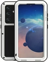 LOVE MEI Etui Pancerne + szkło Powerful do Galaxy S24, białe - Etui i futerały do telefonów - miniaturka - grafika 1