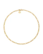 Łańcuszki - Złoty łańcuchowy naszyjnik - miniaturka - grafika 1
