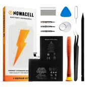 Baterie do telefonów - Bateria do iPhone 14 Pro Max Większa Pojemność 4750 mAh Zestaw NOWACELL - miniaturka - grafika 1
