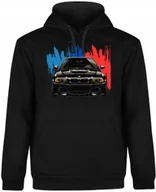 Bluzy męskie - BLUZA MĘSKA Z KAPTUREM BMW M3 E46 M POWER MOTORYZACYJNA CZARNA R-3XL A287 - miniaturka - grafika 1