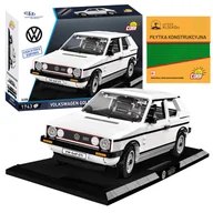 Klocki - KLOCKI COBI 24358 Samochód VOLKSWAGEN GOLF GTI (1976-83) Executive Edition 1743 El. + PŁYTKA - miniaturka - grafika 1