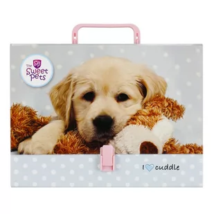 Beniamin Teczka z rączką walizeczką The Sweet Pets Pies - - Teczki i skoroszyty - miniaturka - grafika 1