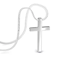 Naszyjniki - SERASAR, ekskluzywny naszyjnik dla kobiet „Hope” 316L ze stali chirurgicznej, wodoodporny, regulowana długość, kolor srebrny, w zestawie pudełko na .. - miniaturka - grafika 1