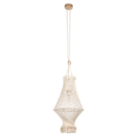 Lampy sufitowe - Britop LAMPA wisząca REVE 18117174 boho OPRAWA naturalny ZWIS pleciony kremowy - miniaturka - grafika 1