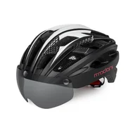 Kaski rowerowe - Kask rowerowy z szybą fotochromową madani HT19 - miniaturka - grafika 1