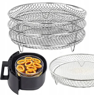 Ronic Zyle RUSZT DO FRYTKOWNICY beztłuszczowy OKRĄGŁY 3SZT - Akcesoria i części AGD - miniaturka - grafika 1