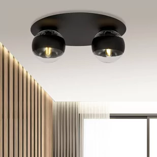 Solar lampa sufitowa 2-punktowa czarna/stripe 1129/2 - Lampy sufitowe - miniaturka - grafika 3