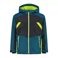 Kurtki i płaszcze dla chłopców - CMP - Kid Jacket Fix Hood, Boy, Deep Lake, 110 - miniaturka - grafika 1