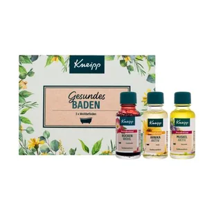 Kneipp Bath Oil Healthy Bathing Zestaw Olejek do kąpieli Back Comfort 20 ml + olejek do kąpieli Arnica Active 20 ml + olejek do kąpieli Muscle Active 20 ml - Zestawy kosmetyków damskich - miniaturka - grafika 1