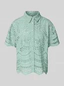 Bluzki damskie - Bluzka o kroju relaxed fit z czystej bawełny model ‘NEW LALISA’ - miniaturka - grafika 1