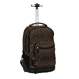 Rockland Plecak na kółkach z pojedynczym uchwytem, panterka, 45 cm - Plecaki - miniaturka - grafika 1