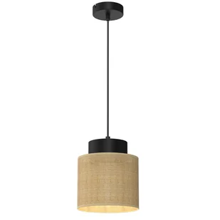 Lampa wisząca z małym, plecionym abażurem LX 5211 z serii JUTE - Lampy sufitowe - miniaturka - grafika 1