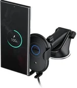 Uchwyty samochodowe do telefonów - iOttie Uchwyt samochodowy z ładowaniem indukcyjnym na deskę rozdzielczą i przednią szybę Auto Sense 2 Wireless Qi 15W, czarny - miniaturka - grafika 1