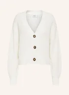 Swetry damskie - Only Kardigan beige - miniaturka - grafika 1
