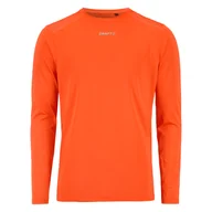 Koszulki męskie - Męska Koszulka z długim rękawem CRAFT ADV ESSENCE LS TEE 2 M 1914793-573000 – Pomarańczowy - miniaturka - grafika 1