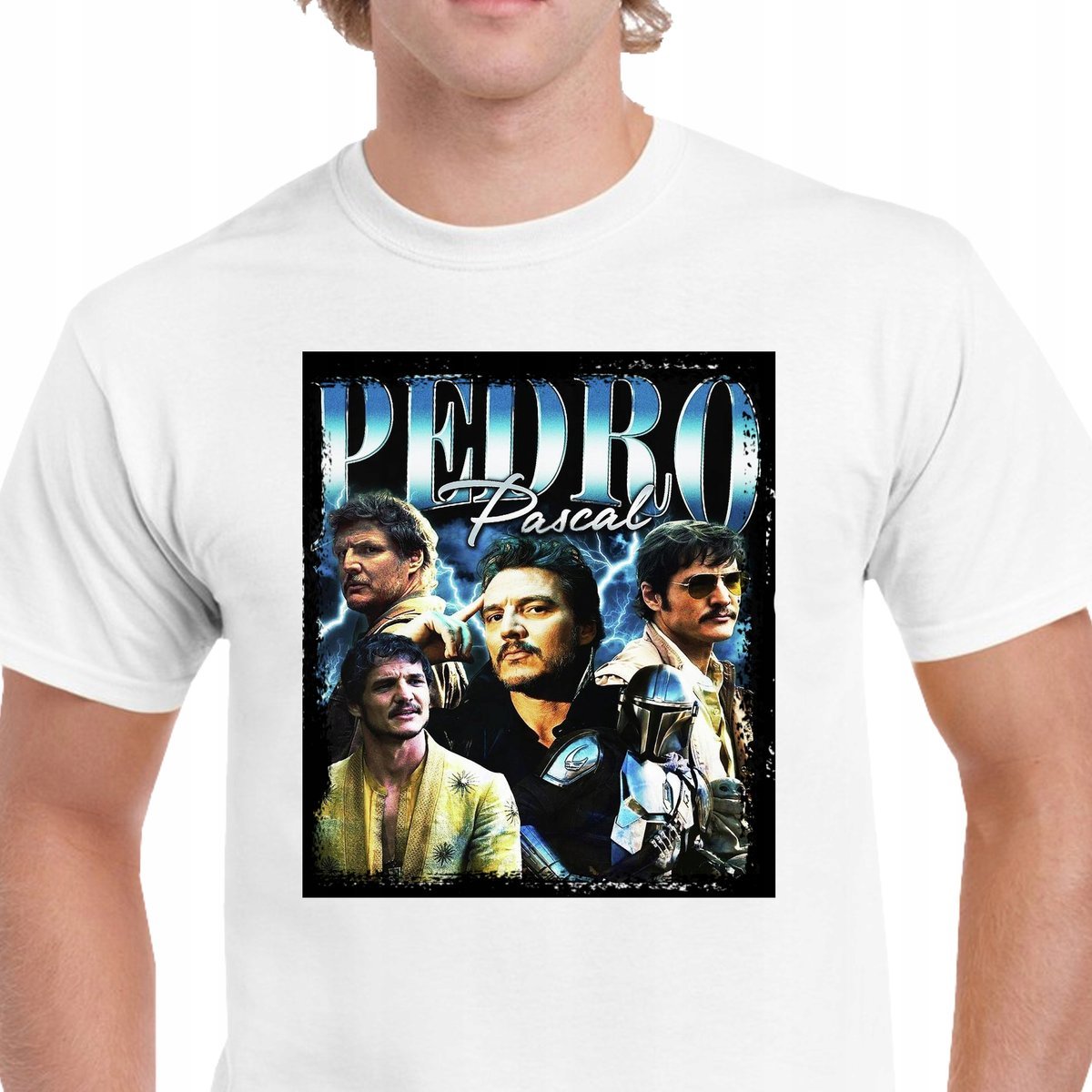 P234 KOSZULKA MĘSKA PREZENT PEDRO PASCAL YODA THE MANDOLARIAN M