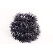 Ozdoby bożonarodzeniowe - Łańcuch czarny grubo cięty 300 x 10 cm - miniaturka - grafika 1