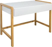 Biurka dla dzieci - Elior Białe biurko dla dzieci i młodzieży - Benny 5X - miniaturka - grafika 1