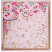 Apaszki i szaliki damskie - Szal damski Guess chusta apaszka cienka wzorzysta logo - miniaturka - grafika 1