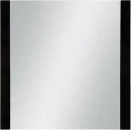 Lustro łazienkowe czarne 80x80cm FOKUS - Lustra - miniaturka - grafika 1