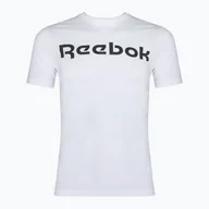 Koszulki męskie - Koszulka męska Reebok Gs Linear Read Tee white - miniaturka - grafika 1