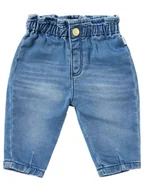 Spodenki dla niemowląt - Noppies Dżinsy "New York" - Mom fit - w kolorze niebieskim - miniaturka - grafika 1
