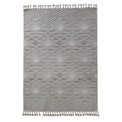 Dywany - Dywan z frędzlami Alicante pętelkowy beżowy 80 x 140 cm - miniaturka - grafika 1