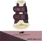 Akcesoria jeździeckie - Schockemohle Ochraniacze kontaktowe SOFT COSY jesień-zima 2022/23 - wine - miniaturka - grafika 1