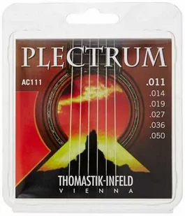 Thomastik Saiten für Akustikgitarre Plectrum Acoustic Series Satz AC112 Medium-Light .012-.059 nickelfrei 669327 - Struny gitarowe  - miniaturka - grafika 1